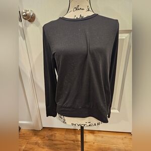 lululemon athletica Charcoal Long Sleeve Tee
